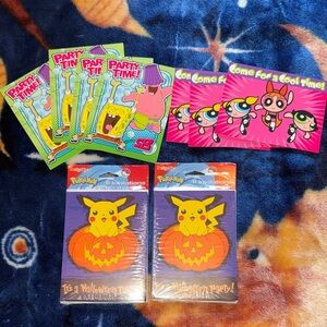 Pokemon Pink Powerpuff Girls Party Invitations